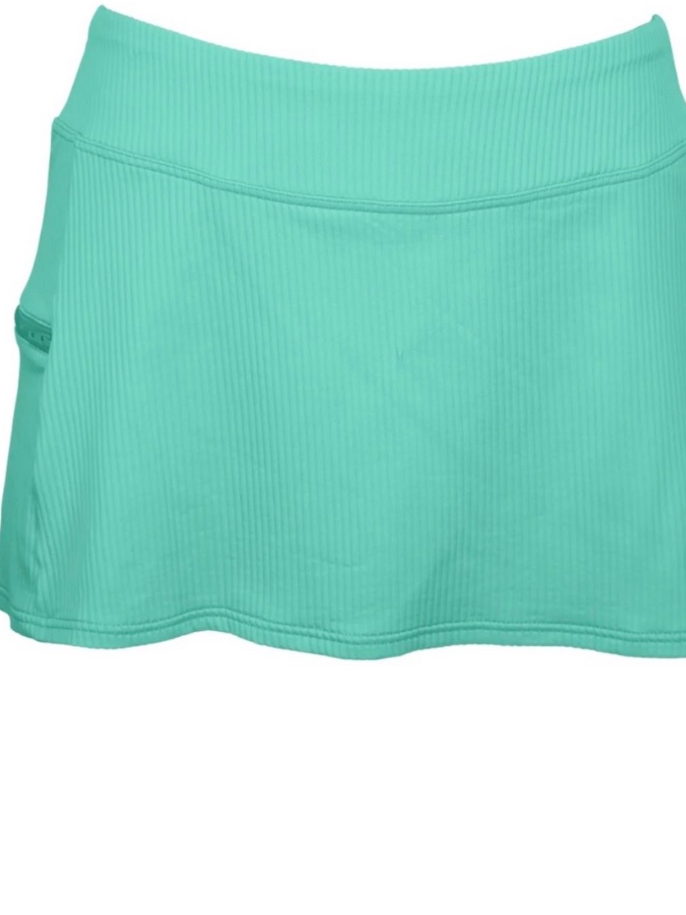 “SUNSET” aqua sporty skirt with zipper